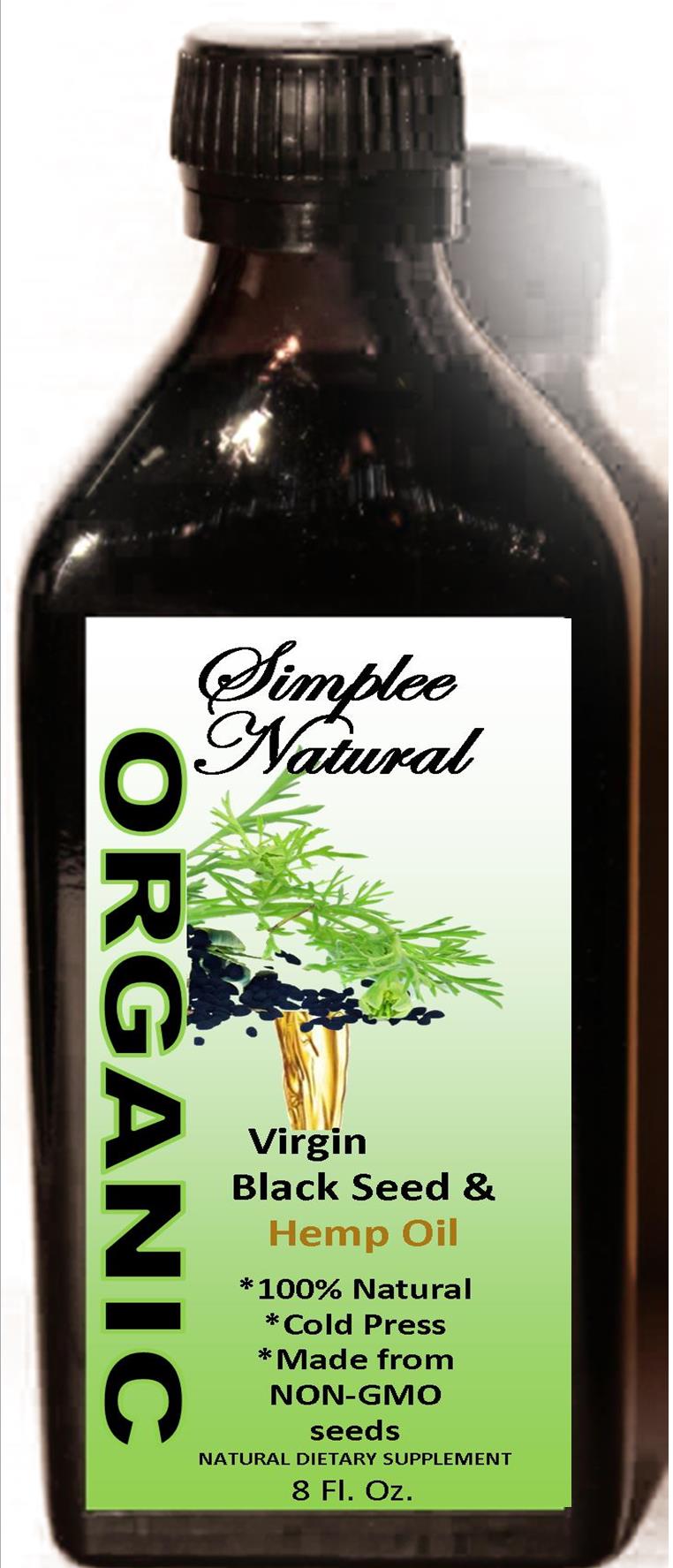 Simplee Natural Organic Black Seed & Hemp Seed Oil – Uncle Ray's Products