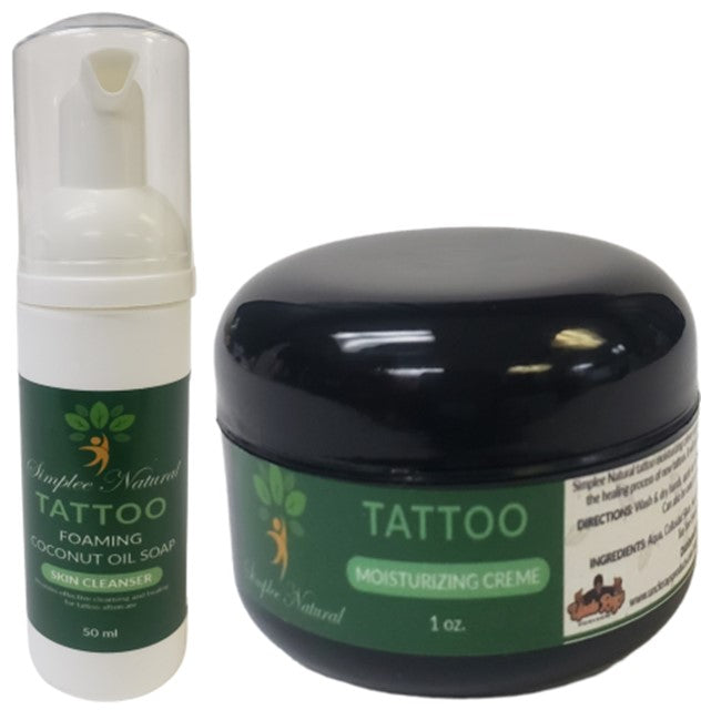 Simplee Natural Tattoo Aftercare combo