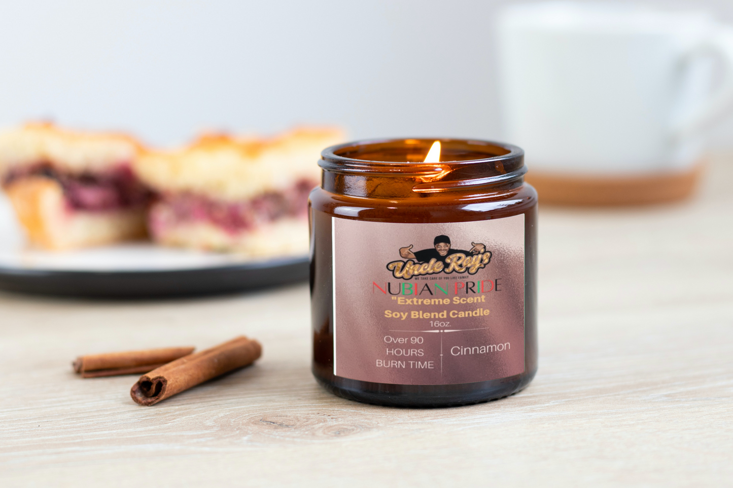 Uncle Ray's "Nubian Pride" Soy Blend Hand Poured Candle