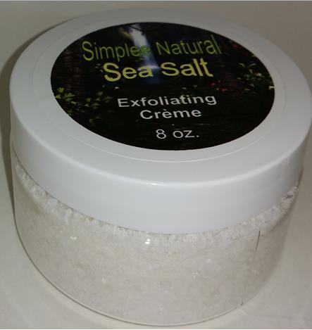 Dead Sea Salt Exfoliating Creme 8oz